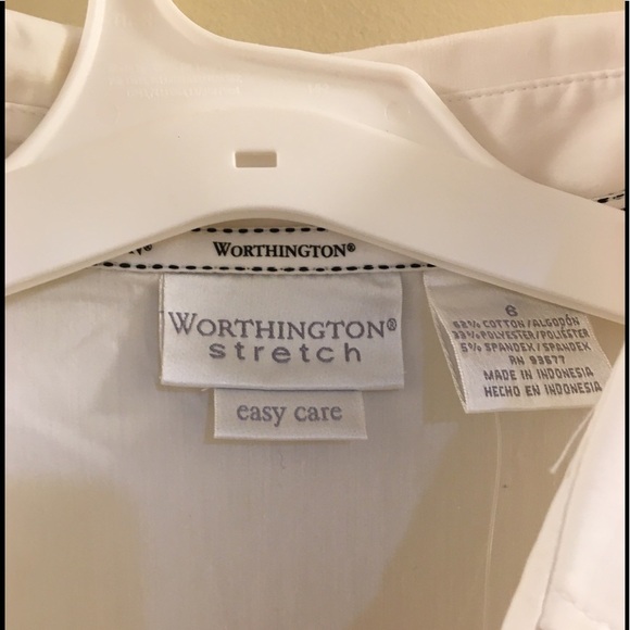 Worthington Long Sleeve Modern Fit Button-Down Shirt - Picture 5 of 8